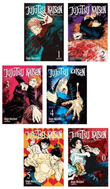 Pack Jujutsu Kaisen - Batalha de Feiticeiros - Vols. 1 ao 5 + Jujutsu Kaisen 0 - Vol.1
