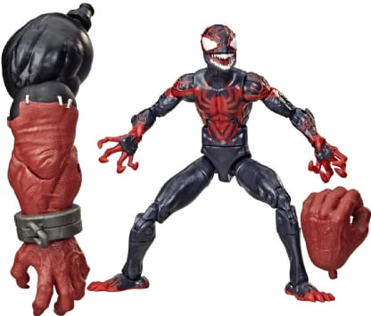 Pack Marvel Legends - Carnage, Miles Morales, Morbius, Phage, Ghost-Spider e Venompool