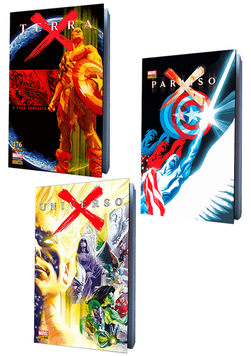Pack Marvel X - Terra X, Paraíso X e Universo X
