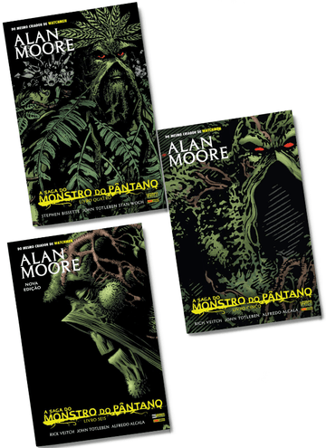 Pack Monstro do Pântano - Alan Moore - Vols. 4, 5, e 6