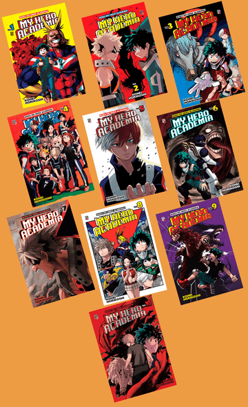 Pack My Hero Academia - Vols.1 ao 10