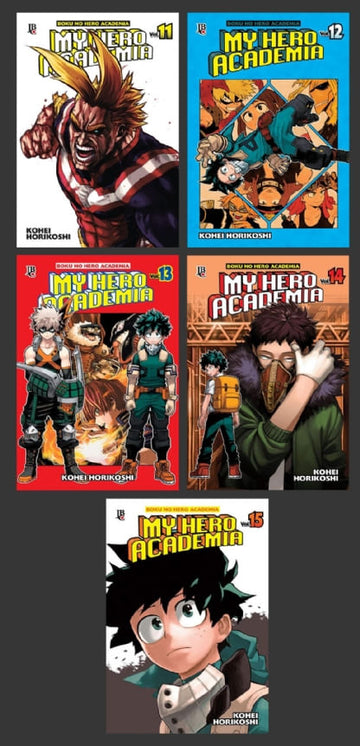 Pack My Hero Academia - Vols. 11 ao 15