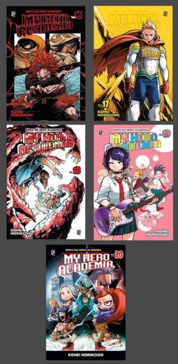 Pack My Hero Academia - Vols.16 ao 20
