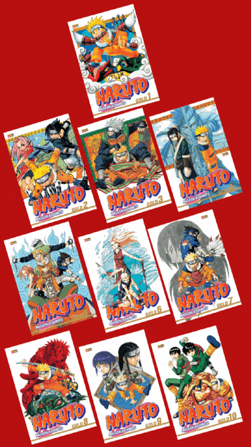 Pack Naruto Gold - Vols. 1 ao 10