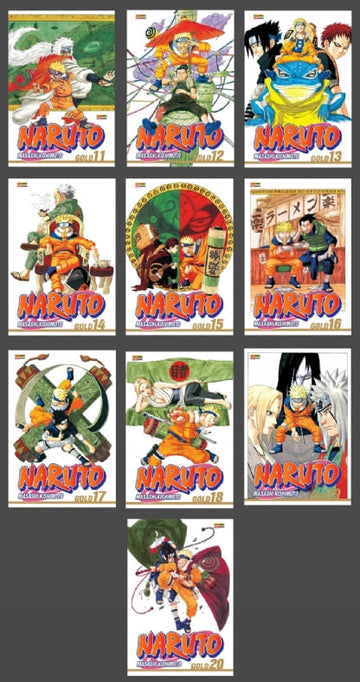 Pack Naruto Gold - Vols. 11 ao 20