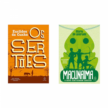 Pack: Os Sertões - Euclides de Cunha / Macunaíma - Mário de Andrade