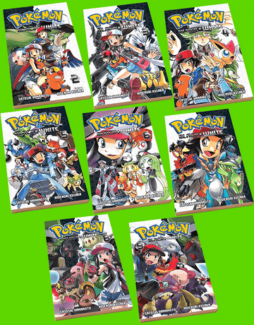 Pack Pokemon - Black and White - Vols. 2 ao 9