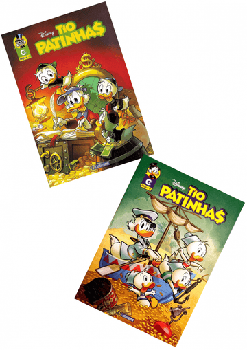 Pack Quadrinhos Tio Patinhas - Edições 11 e 12
