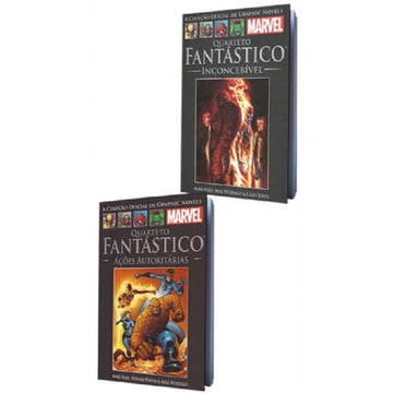 Pack Quarteto Fantástico - Inconcebível e Ações Autoritárias (Obras Completas) - A Coleção Oficial de Graphic Novels Marvel