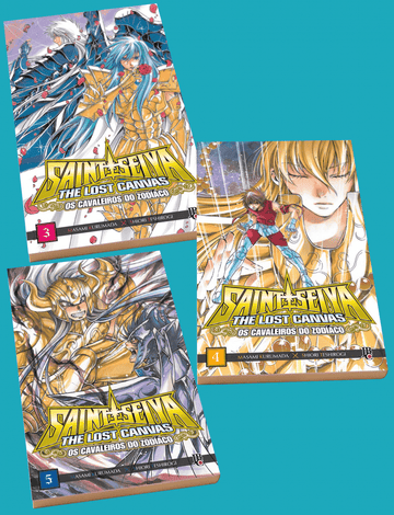 Pack Saint Seiya - The Lost Canvas - Os Cavaleiros do Zodíaco - Vols. 3, 4 e 5