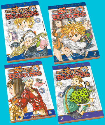 Pack The Seven Deadly Sins - Vols. 1, 2, 3 e 4