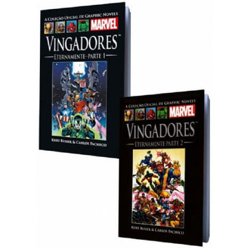 Pack Vingadores Eternamente - Partes 1 e 2 (Obra Completa) - A Coleção Oficial de Graphic Novels Marvel