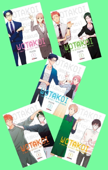 Pack Wotakoi - O Amor é Difícil Para Otakus - Vols. 1 ao 5