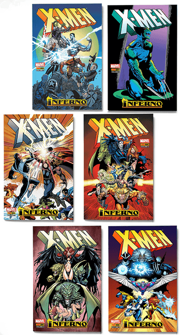 Pack X Men Inferno - A Obra Completa