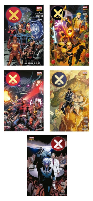 Pack X Men (Jonathan Hickman) - Vols. 5 ao 9