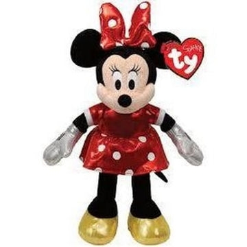 Pelúcia - Beanie Babies - Minnie Mouse Vestido Vermelho