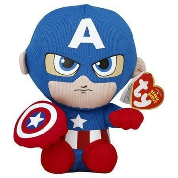 Pelúcia - Marvel - Beanie Babies - Capitão América