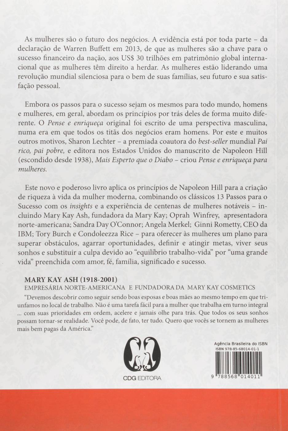 Pense e Enriqueça para Mulheres - Sharon Lechter