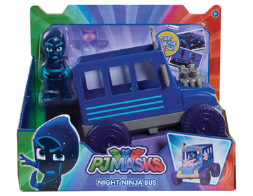 PJMasks - Super Ônibus Ninja - Veículo Turbo Blast Racers