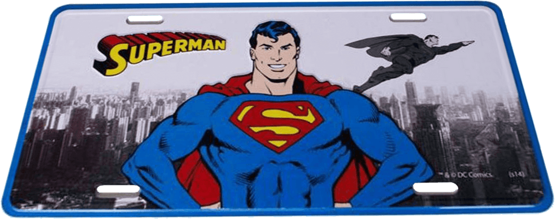 Placa de Metal - Superman