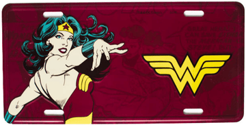 Placa Decorativa - Mulher Maravilha