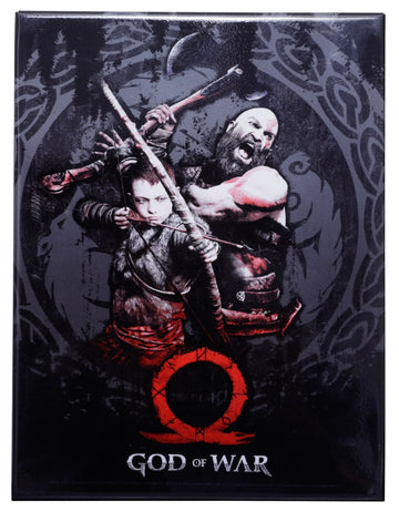 Placa Metal Decorativa - God of War