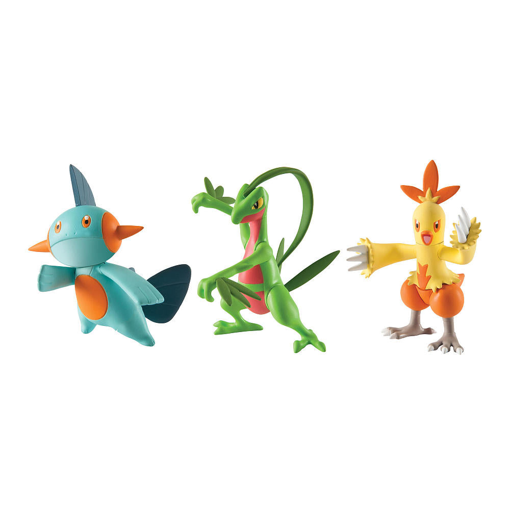Pokemon - Grovyle, Combusken e Marshtomp