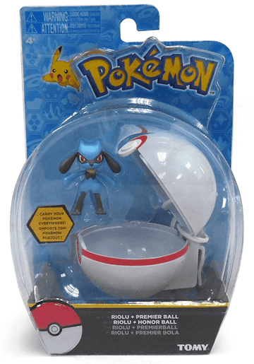 Pokemon - Riolu + Premier Poke Ball