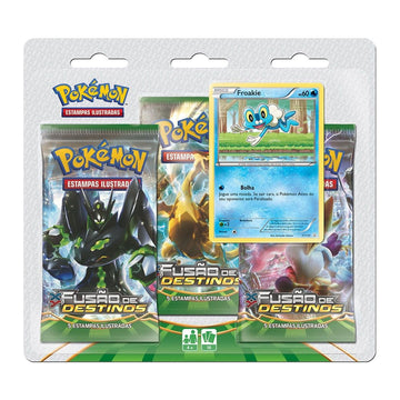 Pokémon Triple Pack  XY 10 Fusão de Destinos Froakie