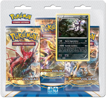 Pokémon Triple Pack XY 9 Turbo Colisão Umbreon