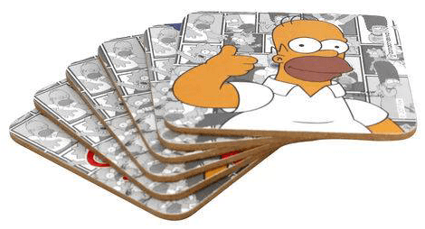 Porta Copos Família Simpsons