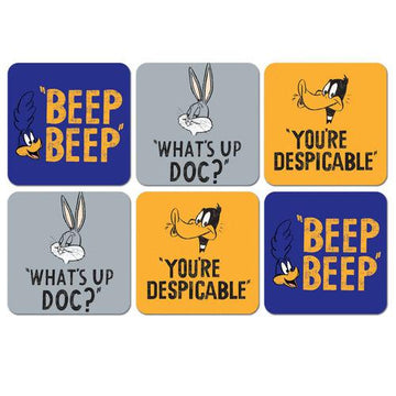 Porta Copos - Looney Tunes  - Frases