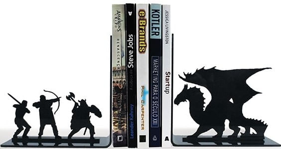 Porta Livro Dragão x Guerreiros