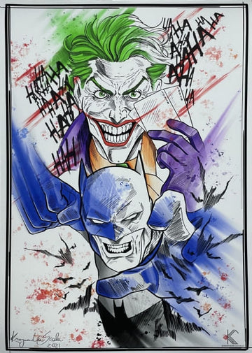 Print do Artista Kreyner La Scala - Aquele Que Ri ou Se Esconde nas Trevas