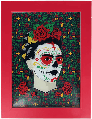 Quadro com Moldura e Vidro - Frida Kahlo