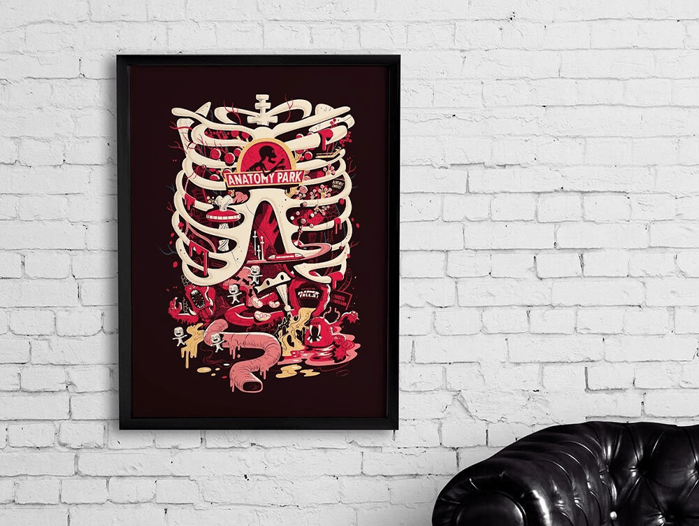 Quadro - Rick and Morty - Anatomy Park