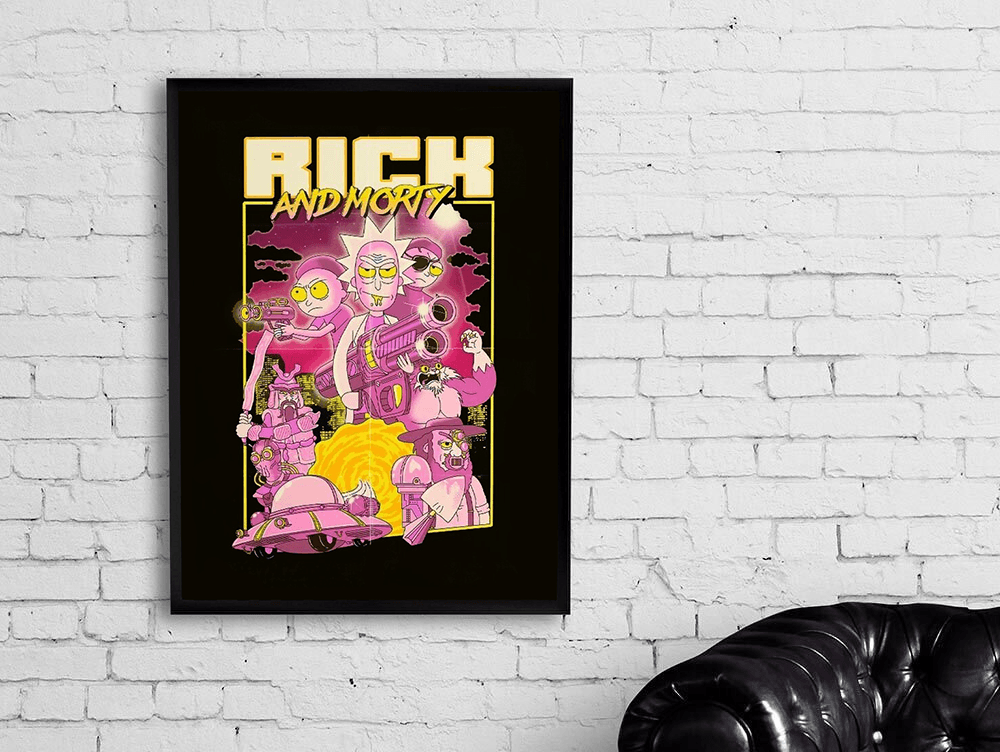 Quadro - Rick and Morty - Danger