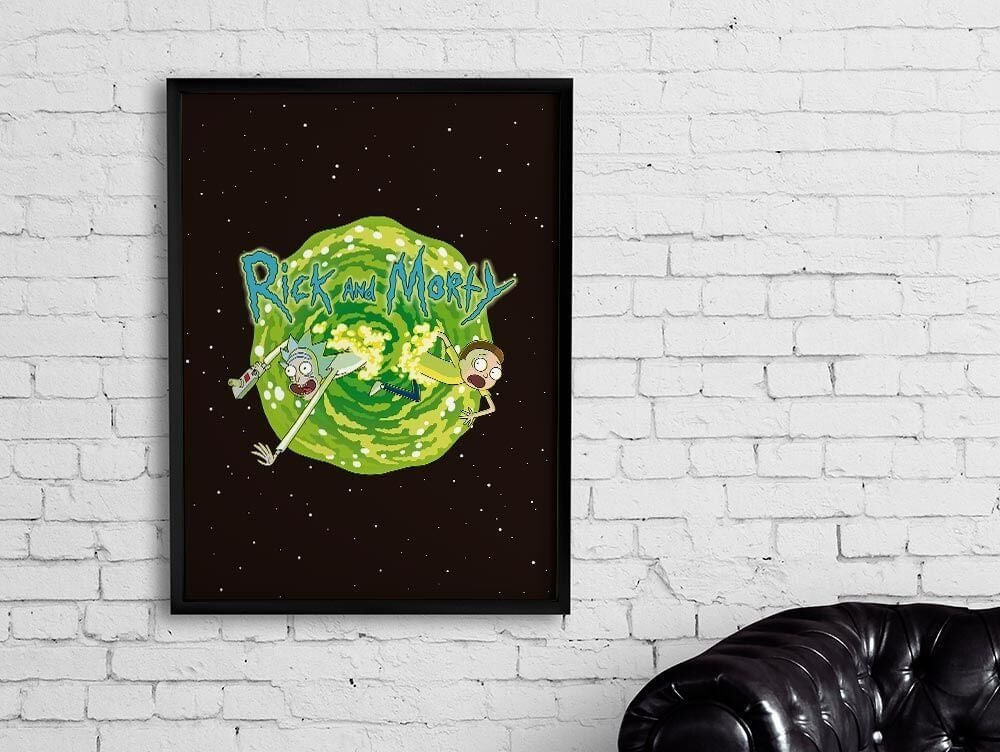 Quadro - Rick and Morty - Portal