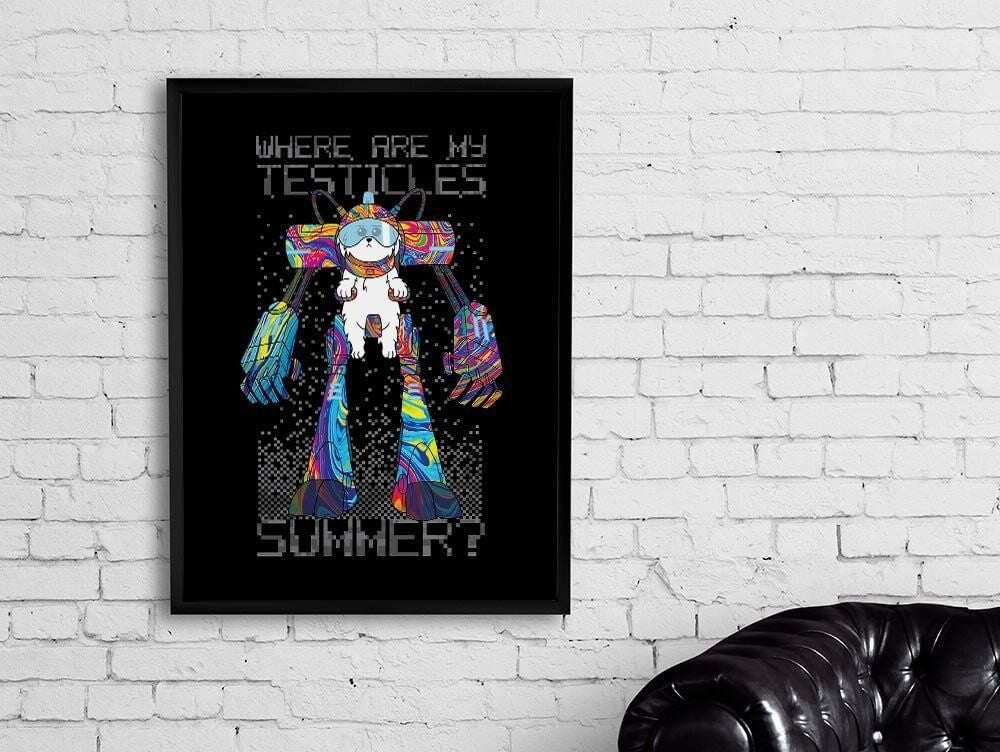 Quadro - Rick and Morty - Snuffle