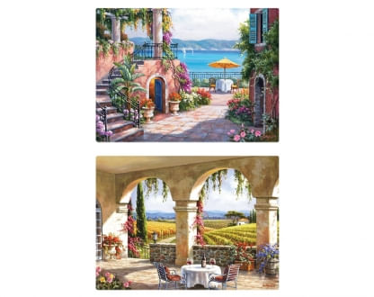 Quebra-Cabeça 1000 Peças - Recantos Italianos â Toscana e Vinha Italiana