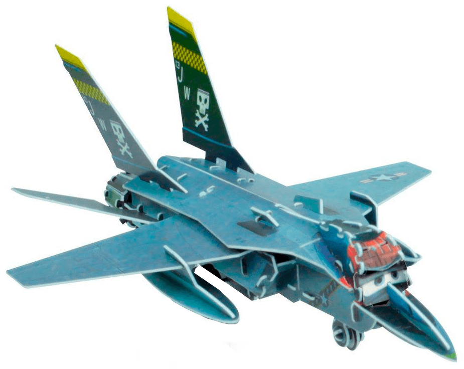 Quebra Cabeça 3D Aviões - Movido a Fricção - Echo