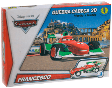 Quebra Cabeça 3D Carros - Movido a Fricção - Francesco