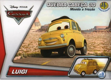 Quebra Cabeça 3D Carros - Movido a Fricção - Luigi