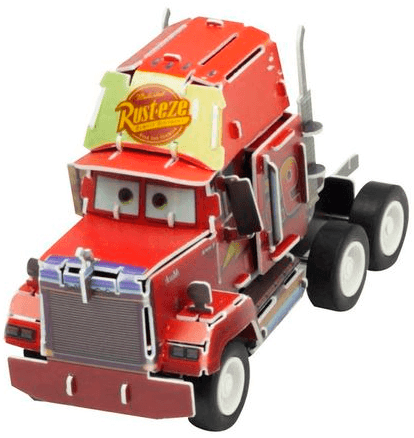 Quebra Cabeça 3D Carros - Movido a Fricção - Mack