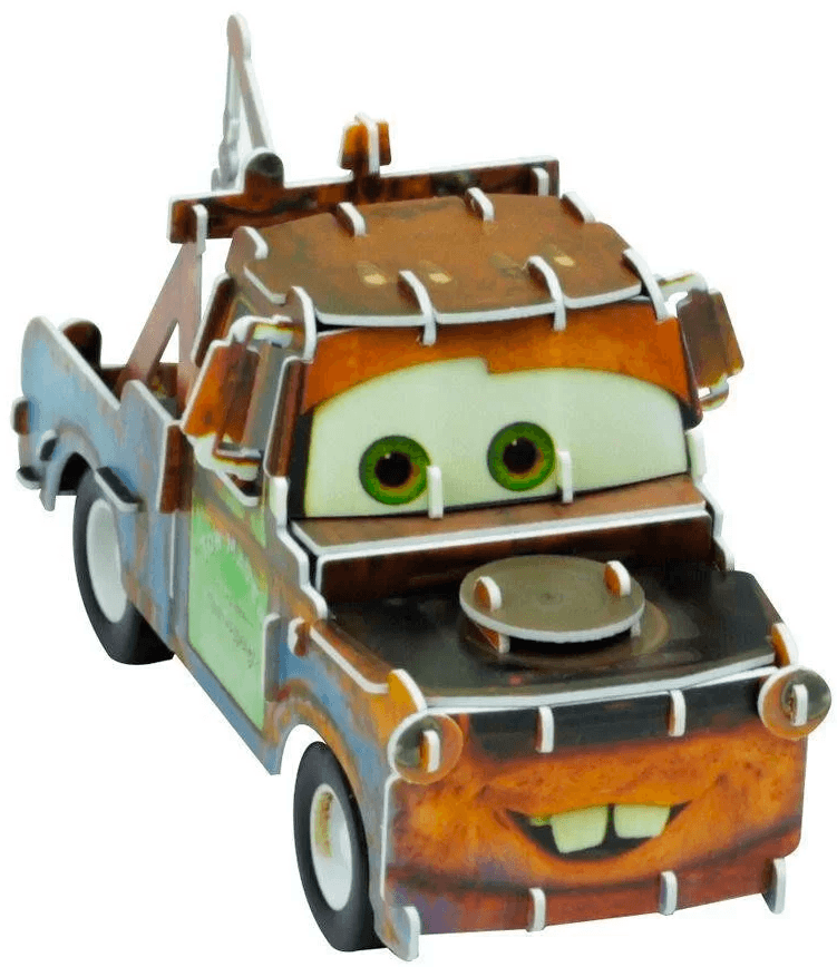 Quebra Cabeça 3D Carros - Movido a Fricção - Mater