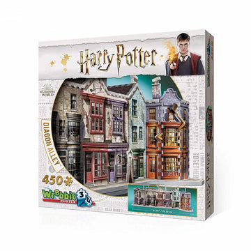 Quebra Cabeça 3D Harry Potter - 450 Peças - Beco Diagonal