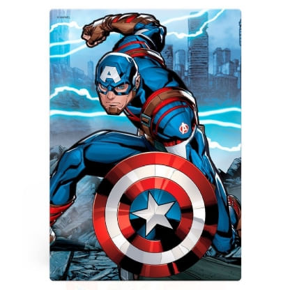 Quebra-Cabeça : Capitão América Vingadores 200 peças