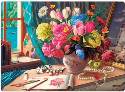 Quebra-Cabeça : Casa de Veraneio 500 peças