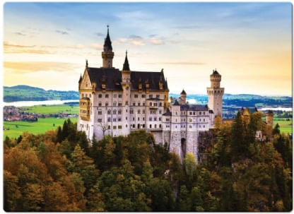 Quebra-Cabeça -  Castelo De Neuschwanstein 1000 Peças