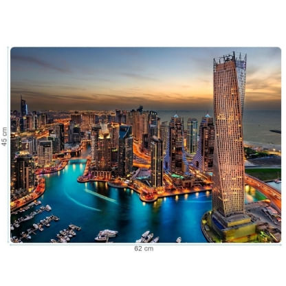 Quebra-Cabeça Marina De Dubai Puzzle 1000 Peças
